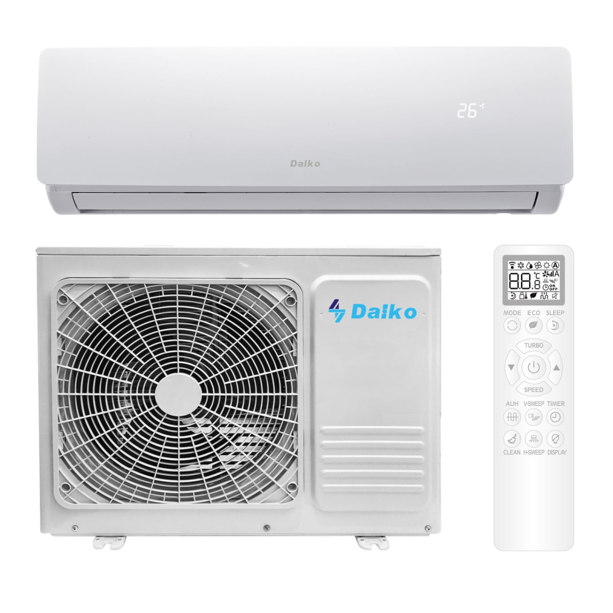 Кондиціонер DAIKO ASP-H07CNX PREMIUM Кондиціонер DAIKO ASP-H07CNX PREMIUM